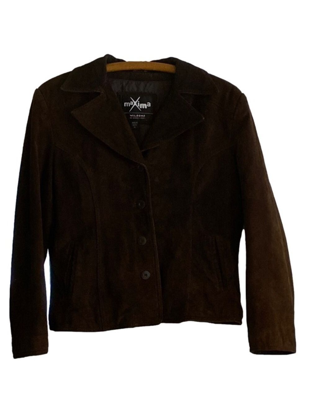 VINTAGE Maxima Wilson’s Leather/Suede Jacket Brown Women’s XL